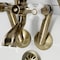 Kingston Brass Tub Wall Mount Clawfoot Tub Faucet with Hand Shower, Antique Brass KS269PXAB - alternate 3